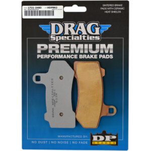 77 Cycles DRAG SPECIALTIES 1721-2483Sintered Metal Harley/Buell Brake Pads Sintered Brake Pads - Harley-Davidson