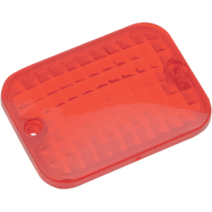 DRAG SPECIALTIES Rectangular Marker Lights — Lens - Red 2040-0300