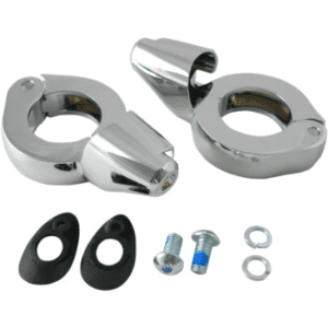 DRAG SPECIALTIES Turn Signal Fork Clamps 41mm - Chrome 2020-1269