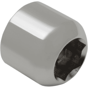 DRAG SPECIALTIES Chrome Axle Nut 0214-0885