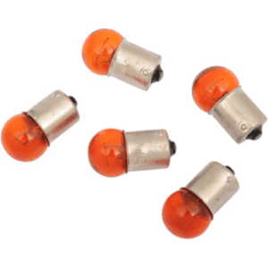 DRAG SPECIALTIES Small Globe Bulbs - Amber DS-282002