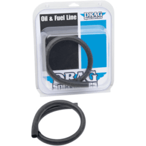 DRAG SPECIALTIES Fuel/Oil Line Black - 1/2" - 2' 0711-0196