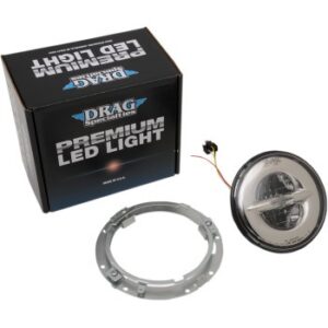 DRAG SPECIALTIES 7" Reflector-Style Headlight - Chrome 2001-1788