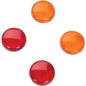 DRAG SPECIALTIES Replacement Lens - Amber/Red 2020-0119