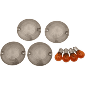 DRAG SPECIALTIES Smoked Turn Signal Lens Kits - '86-'22 0906-6318