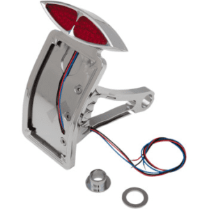 DRAG SPECIALTIES Side-Mount Deco Taillight with License Plate Mount 2030-0171