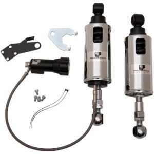 PROGRESSIVE SUSPENSION 422 Series Shocks with Remote Adjustable Preload - Chrome - Heavy-Duty 422-4101C