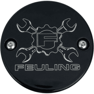 FEULING OIL PUMP CORP. Gear Cross Logo Points Cover - Wrench - Black - M8 0940-1756 9137