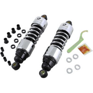 PROGRESSIVE SUSPENSION 412 Series Shocks - 11.5" - Standard - Chrome - FLH/T 412-4074C