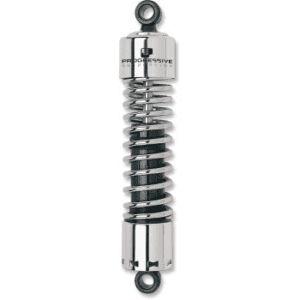 PROGRESSIVE SUSPENSION 412 Series Shocks — Chrome - 12" - Heavy Duty 412-4080C