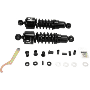 PROGRESSIVE SUSPENSION 412 Series Shocks - 11" - Standard - Chrome - H-D 412-4005C