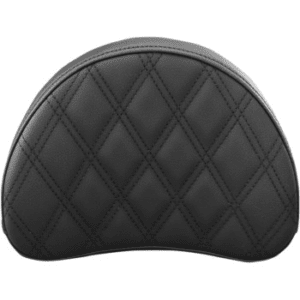 SADDLEMEN Sissy Bar Pad - Lattice Stitched - Black 051343