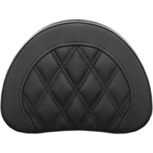 SADDLEMEN Sissy Bar Pad - Lattice Stitched - Black 051344