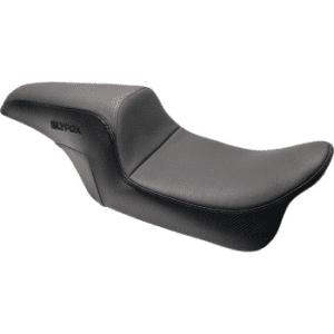 Slyfox Seat - Black Logo - Smooth Vinyl - Carbon Fiber - FL '97-'07 0801-1612