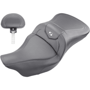 SADDLEMEN Roadsofa™ Trike Seat - with Backrest - Black - '09-'23 FLHTCUTG 808-07B-185TBR