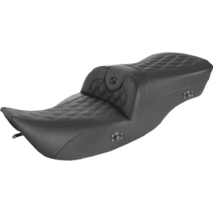 SADDLEMEN Heated Roadsofa™ Lattice Stitched Seat - Heated - '99-07 FLH 897-06-182HCT