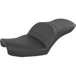 SADDLEMEN Explorer Seat - No Backrest - Stitched - Black - Dyna 896-04-0291