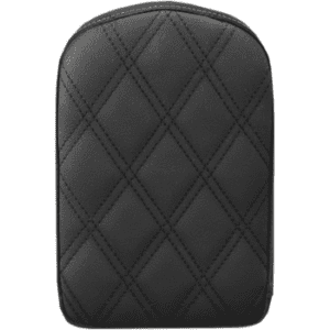 SADDLEMEN Sissy Bar Pad - Lattice Stitched - Black 041143