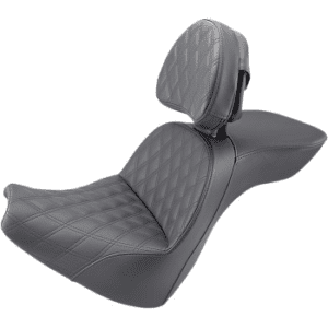 SADDLEMEN Explorer Lattice Stitch Seat - Includes Backrest - FXBR/S '18-'20 818-31-030LS