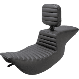 SADDLEMEN Tour Step-Up Seat - Rider Backrest - Full Lattice Stitch - FL '97-'07 897-07-195BR