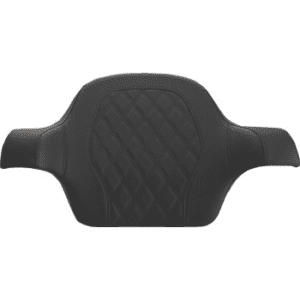 SADDLEMEN Tour Pak® Backrest Pad - Step-Up - Lattice Stitch - Black - FL '14-'23 814-07-TPACK-SU