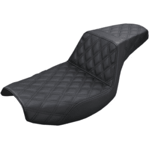 SADDLEMEN Step-Up Seat — Full Lattice Stitch - Black - FXR 882-09-175