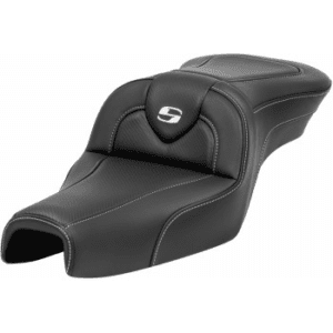 SADDLEMEN Roadsofa™ Standard Reach Seat - without Backrest - Carbon Fiber - XL '04-'22 807-03-185