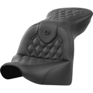 SADDLEMEN Roadsofa™ Standard Reach Seat - without Backrest - Lattice Stitch - FXBR/S '18-'20 818-31-182