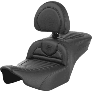 SADDLEMEN Roadsofa™ Seat - with Backrest - Tuck-n-Roll - FLTR/FLHX '23-'24 823-07-202B0